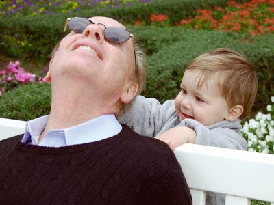 Thanks to Ginny Rosenblatt and NPR for this photo of Roger and his grandson.