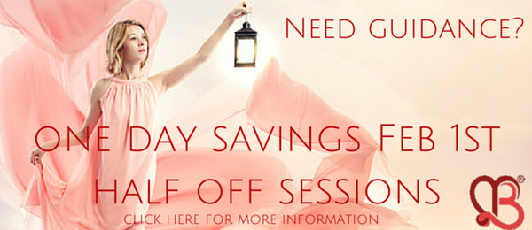 One day savings Feb 1st Half off Sessions