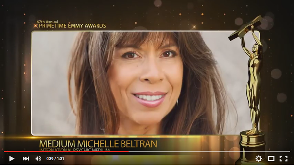 Turn on your images to see this awesome photo of Michelle being featured at the 67th Emmy Awards!
