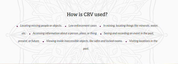 how CRV is used