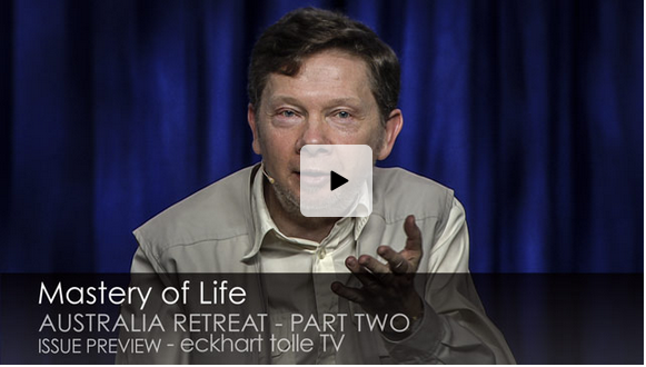 Turn on your images to see a neat photo of Eckhart Tolle TV