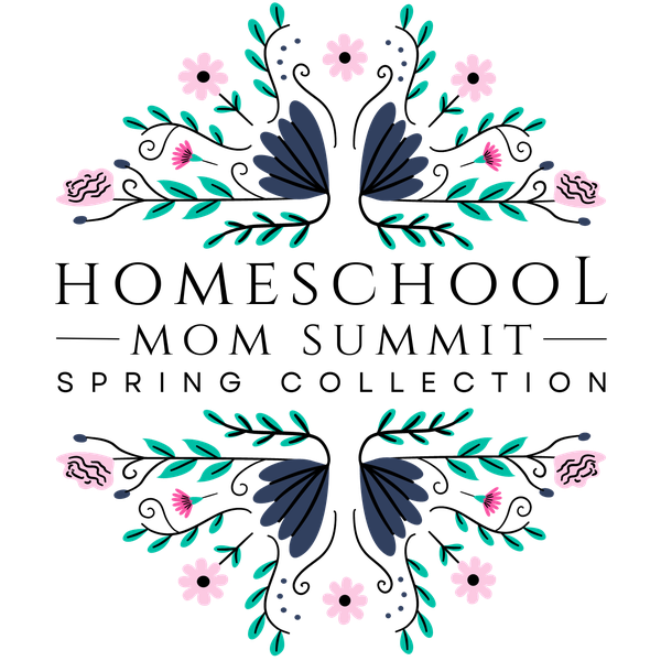 image of the homeschoom moms summit spring collection logo