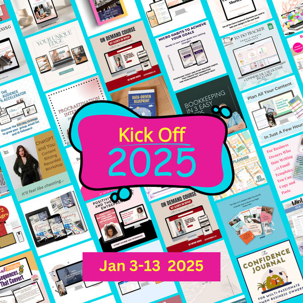 collage image of products in the Kickoff 2025 bundle