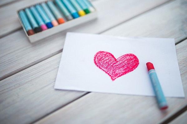 card with heart