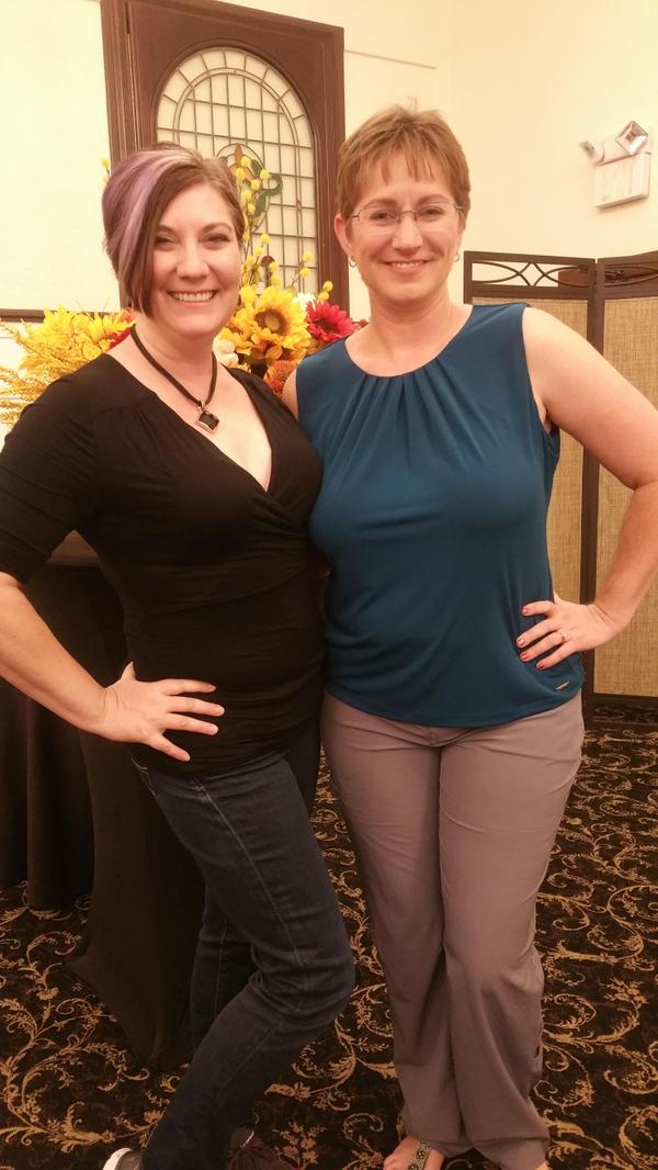 Holly Doherty and Kim Eldredge