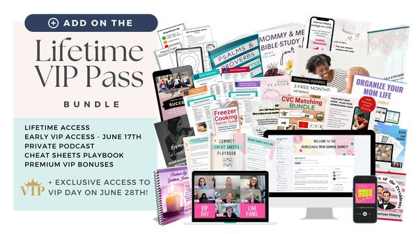 homeschool moms summer summit VIP upgrade