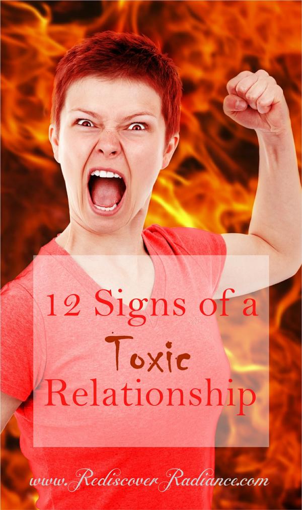 12 signs of a toxic relationship