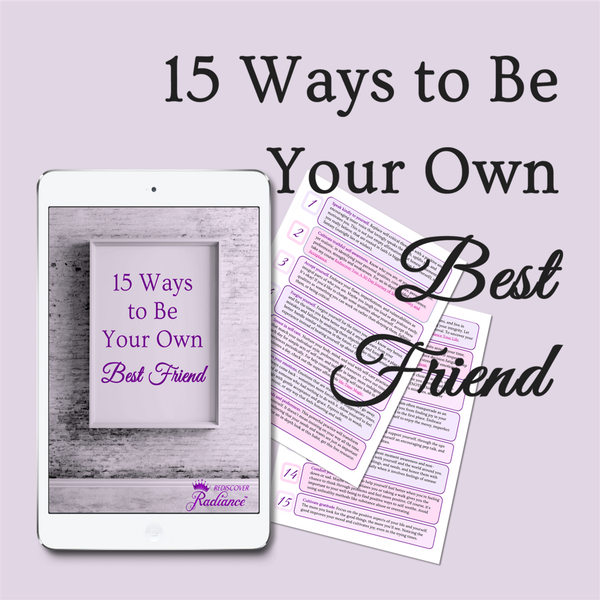 graphic of be your own best friend freebie