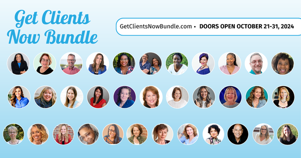 promo graphic of Get Clients Now Bundle contributors
