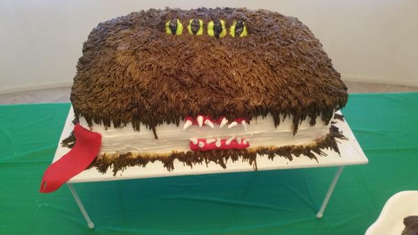 Monster Book of Monsters cake