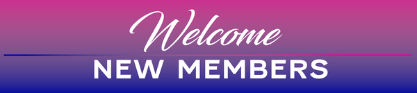 Welcome New Members 
