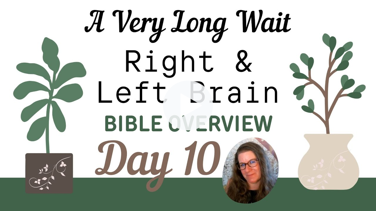 SUCH A LONG TIME TO WAIT FOR GOD'S PROMISE! Day 10: Right & Left Brain Bible Overview (Abraham)