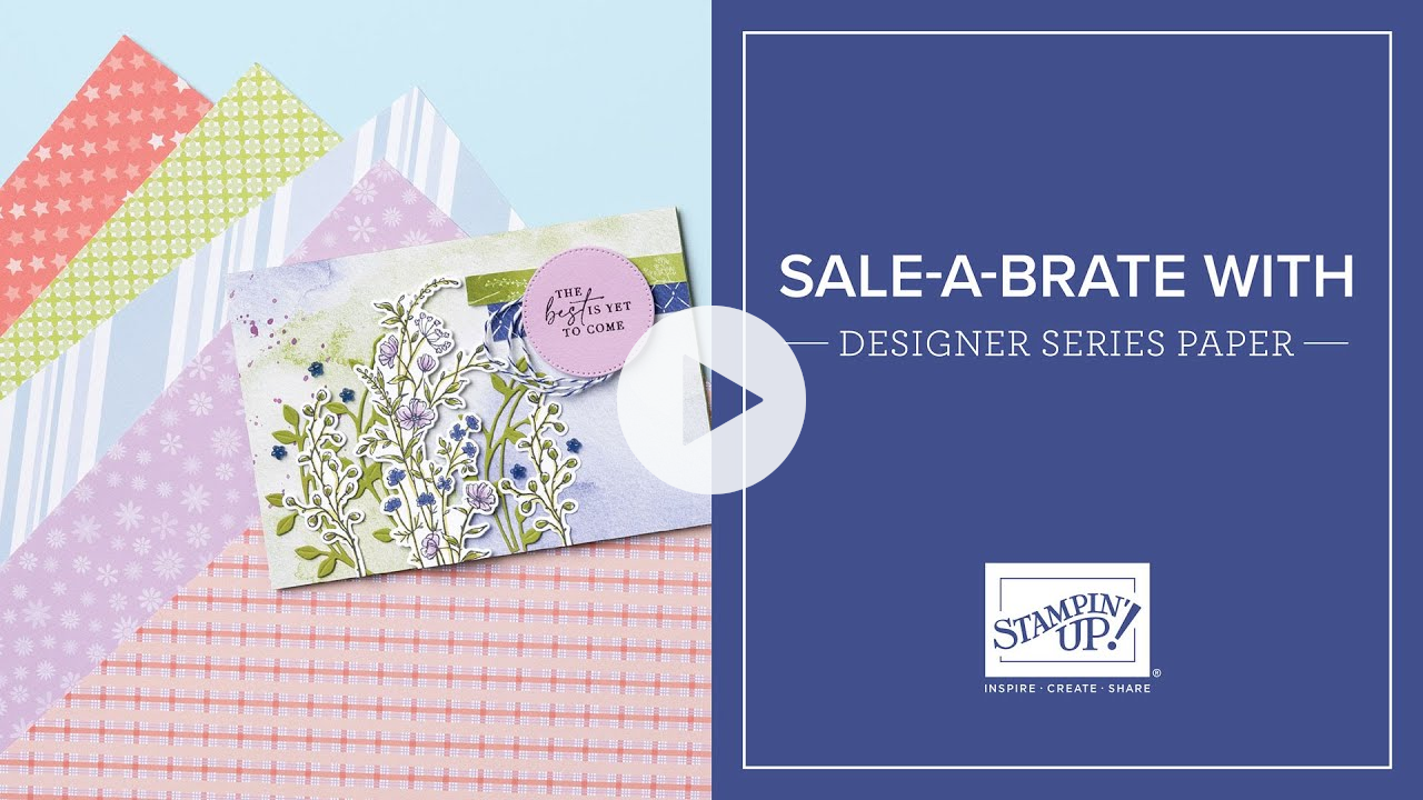 Sale-A-Brate with Designer Series Paper