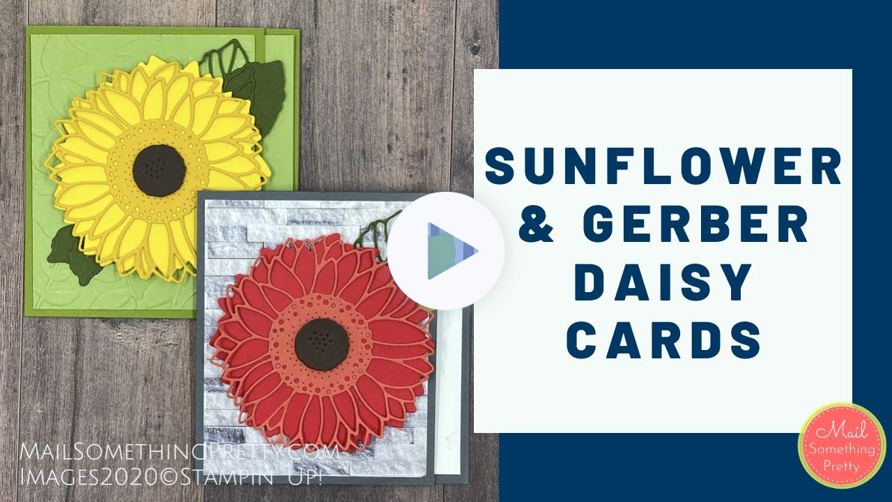 Sunflower & Gerber Daisy Cards