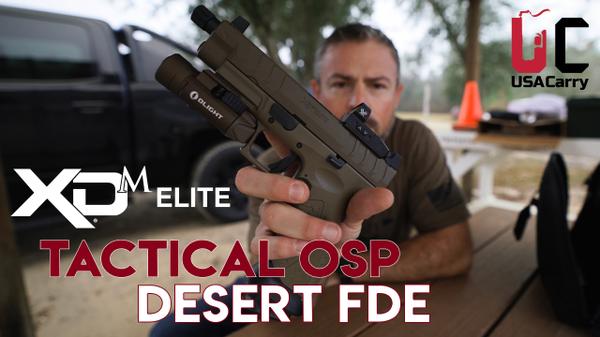 [FIRST REVIEW] Springfield Armory XD-M Elite Tactical OSP Desert FDE | Video