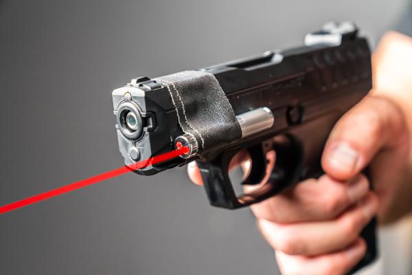 Pellet Gun w/ Laser Pointer Vs. Handgun | Which One Do You Think Won?