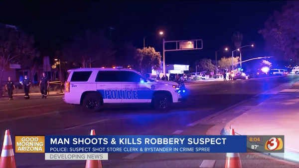 Armed Citizen Stops Violent Crime Spree, Killing the Suspect, 1 Bystander Shot and Killed