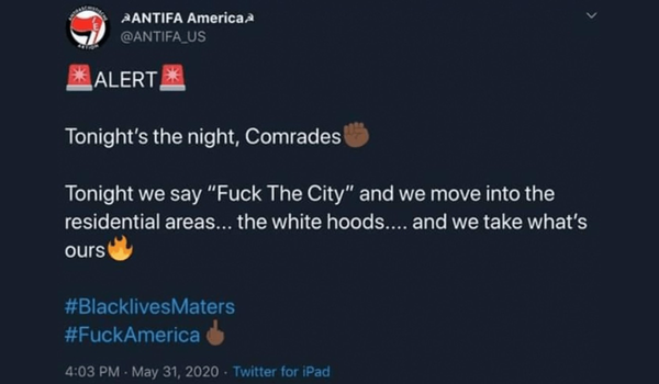 ANTIFA Posts About Moving Into Residential Areas = How’s Your Home Defense Plan?