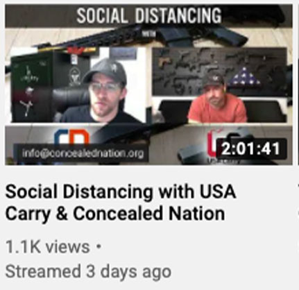 Social Distancing with USA Carry & Concealed Nation