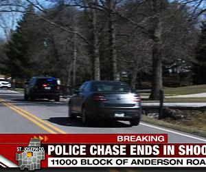 Police Chase Ends With Suspect Being Shot By Homeowner