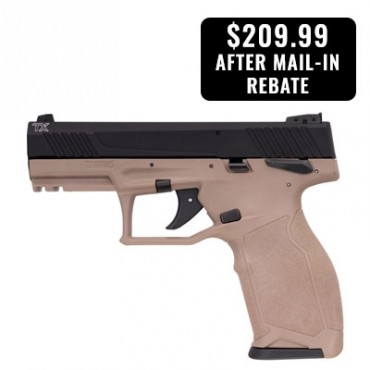 cTaurus TX22 .22 LR 4.1" FDE Pistol $209.99