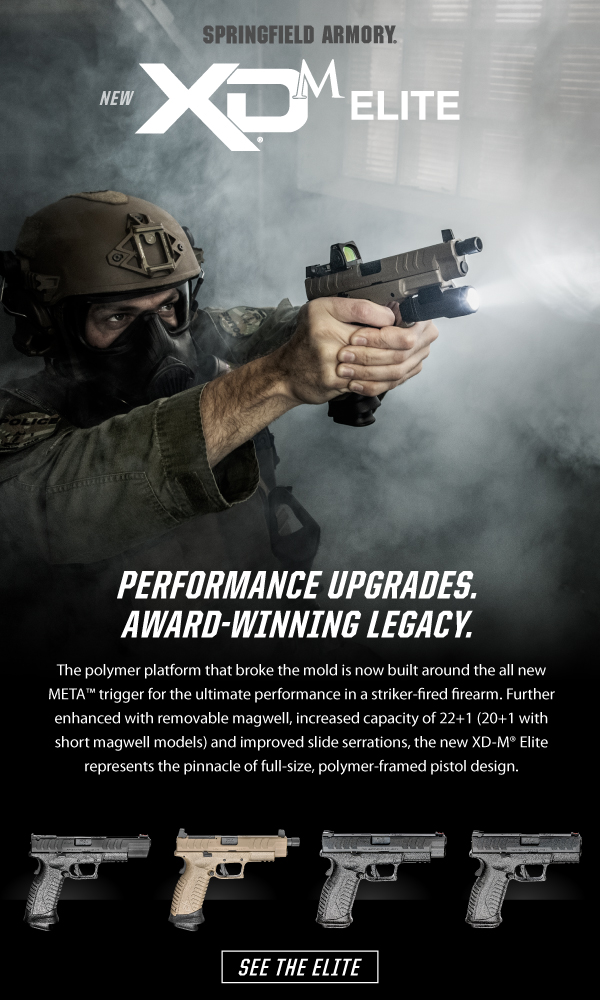 The New XD-M Elite - Performance Upgrades. Award-Winning Legacy.