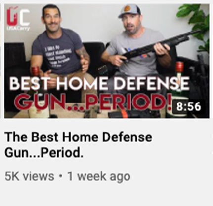 The Best Home Defense Gun...Period