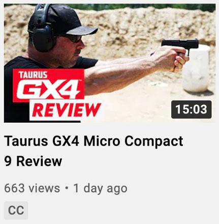 Taurus GX4 Micro Compact 9 Review