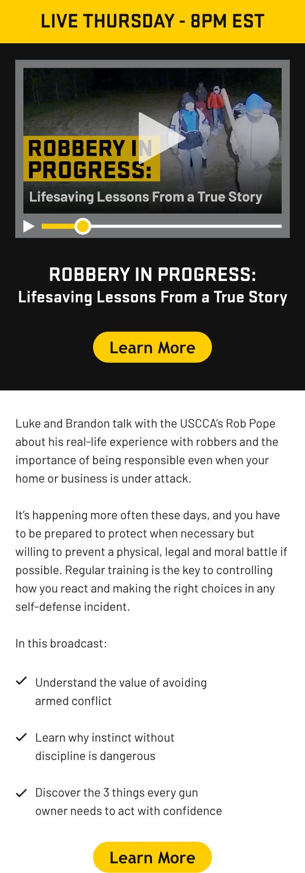 Robbery In Progress: Lifesaving Lessons From A True Story