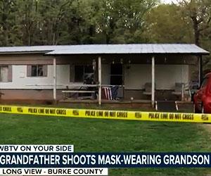 Grandfather Shoots Mask-Wearing Grandson Who Broke In and Attacked Him