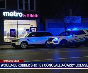 Chicago Concealed Carrier Stops Robbery That Gun Control Laws Couldn’t