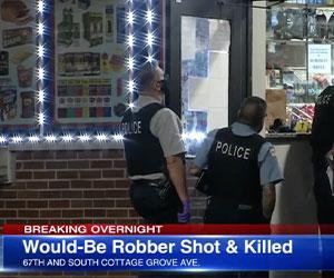 Man Robbing Gas Station Shot In The Back, Killed