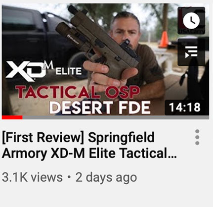 Springfield XD-M Elite Tactical