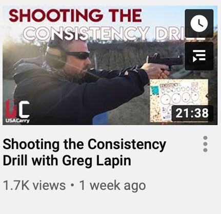 Shooting the Consistency Drill with Greg Lapin