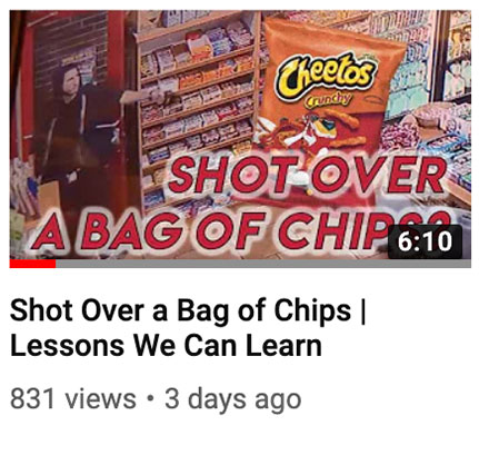 Shot Over a Bag of Chips | Lessons We Can Learn