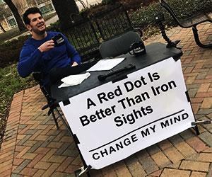 Why A Red Dot Is Better Than Iron Sights, According To Science