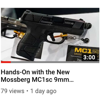 Hands-On with the New Mossberg MC1sc 9mm Handgun [Shot Show 2019]