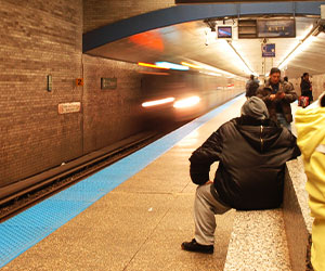 Chicago Man Fires at Subway Wall During Rush Hour