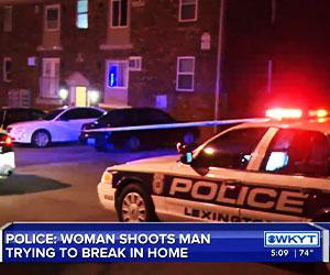 Lexington Woman Shoots Apartment Intruder