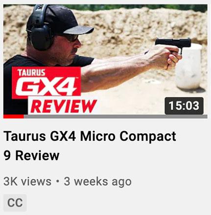 Taurus GX4 Micro Compact 9 Review