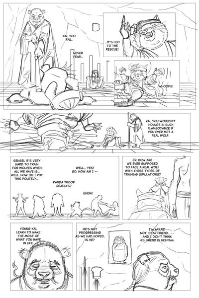 Battle Panda page 2 - pencils