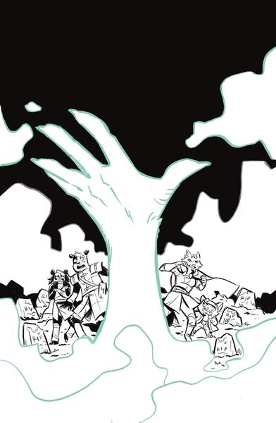 Battle Panda 4 cover - inks