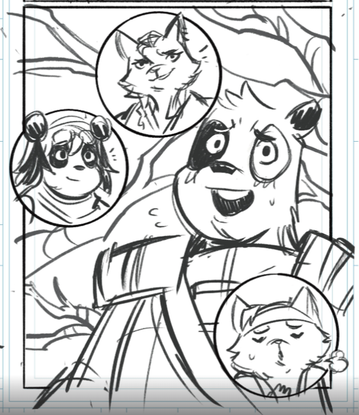Battle Panda 4 pencils