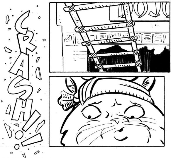 Battle Panda 2 - inked panel