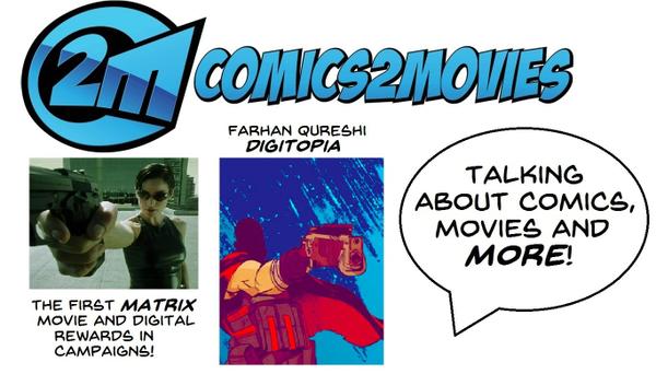 Digitopia featuring in this week's Comics2Movies YouTube livestream