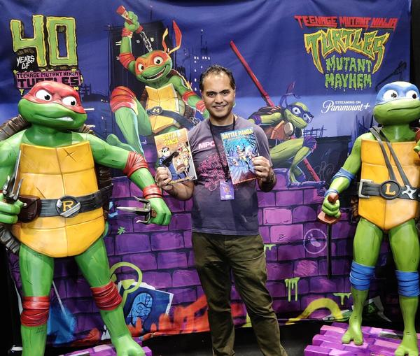 Battle Panda with TMNT