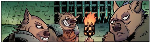 Here they are in their debut panel