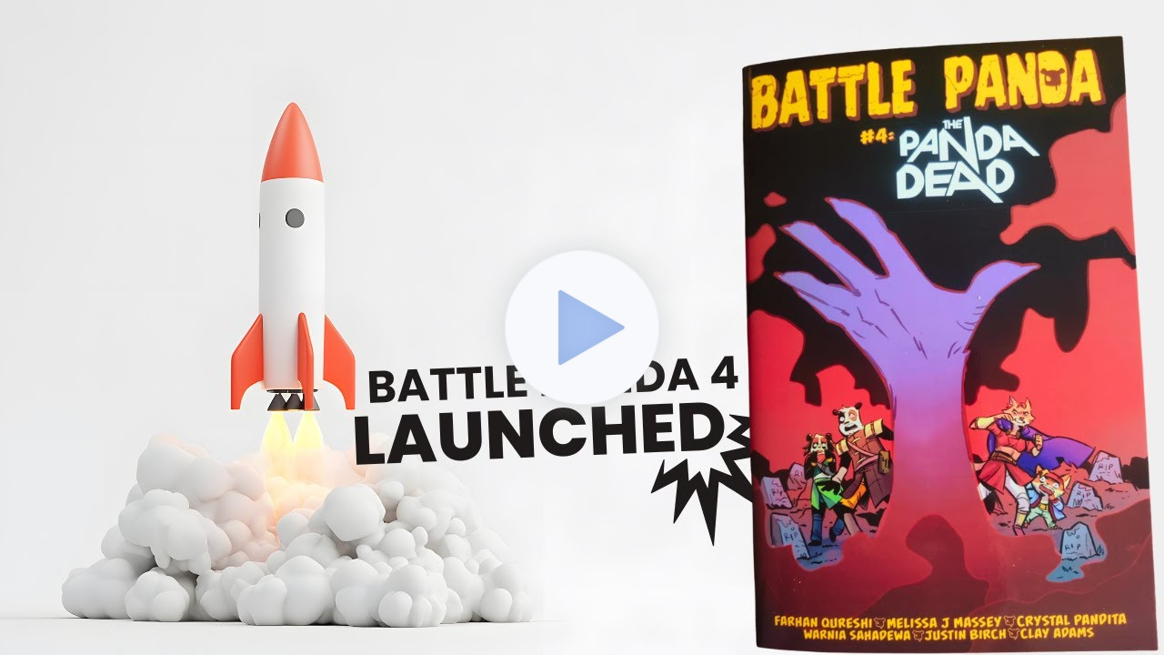 Battle Panda 4 - hitting the launch button on Kickstarter