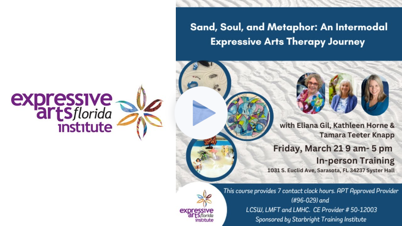 Sand, Soul, & Metaphor: An Intermodal Expressive Arts Therapy Journey