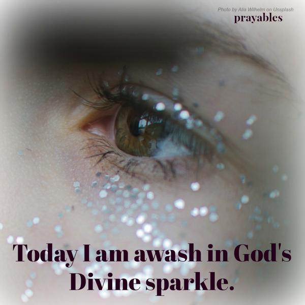 awash in God's sparkle